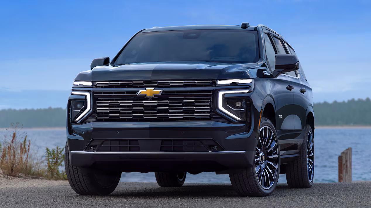 2026 Chevrolet Tahoe driving on a road